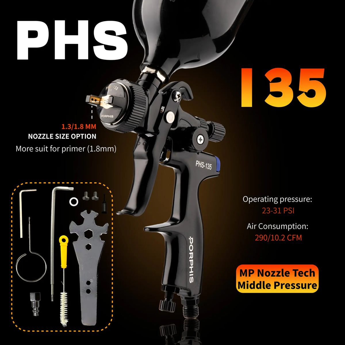 Porphis 135 Spraygun